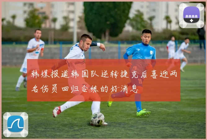 韩媒报道韩国队逆转捷克后喜迎两名伤员回归合练的好消息